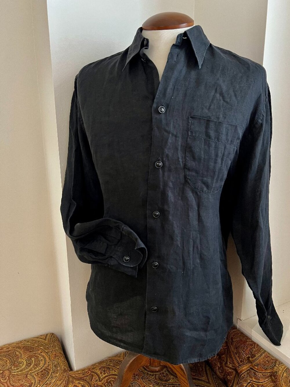 Giorgio Armani Le Collezioni 100% Linen Shirt